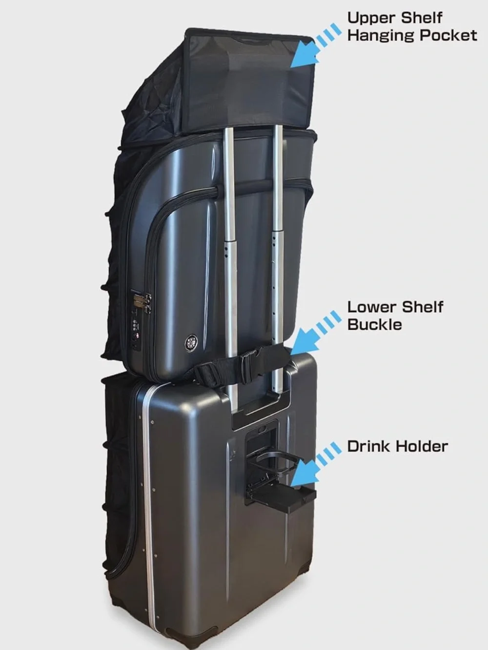 Carry On Suitcase That Turns Into A Shelf